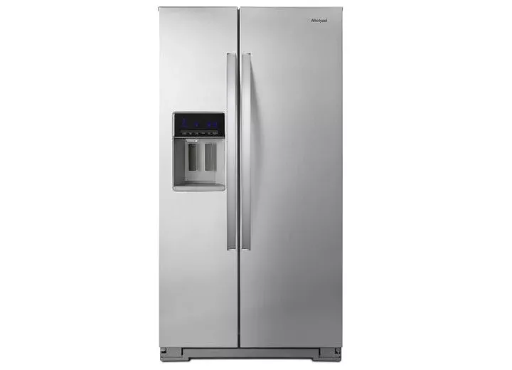 Whirlpool 36″ Wide Counter Depth Side-by-Side Refrigerator – 21 cu. ft.• WRS571CIHZ