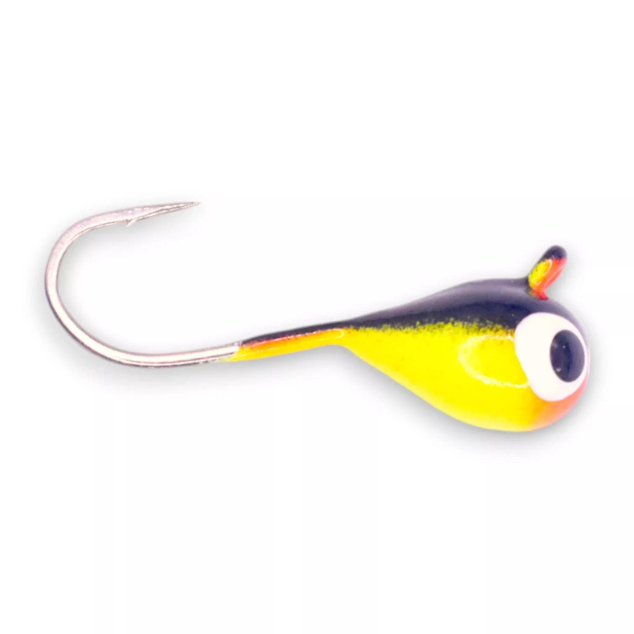 WHITE CHARTREUSE SMOKE GLOW TUNGSTEN JIG