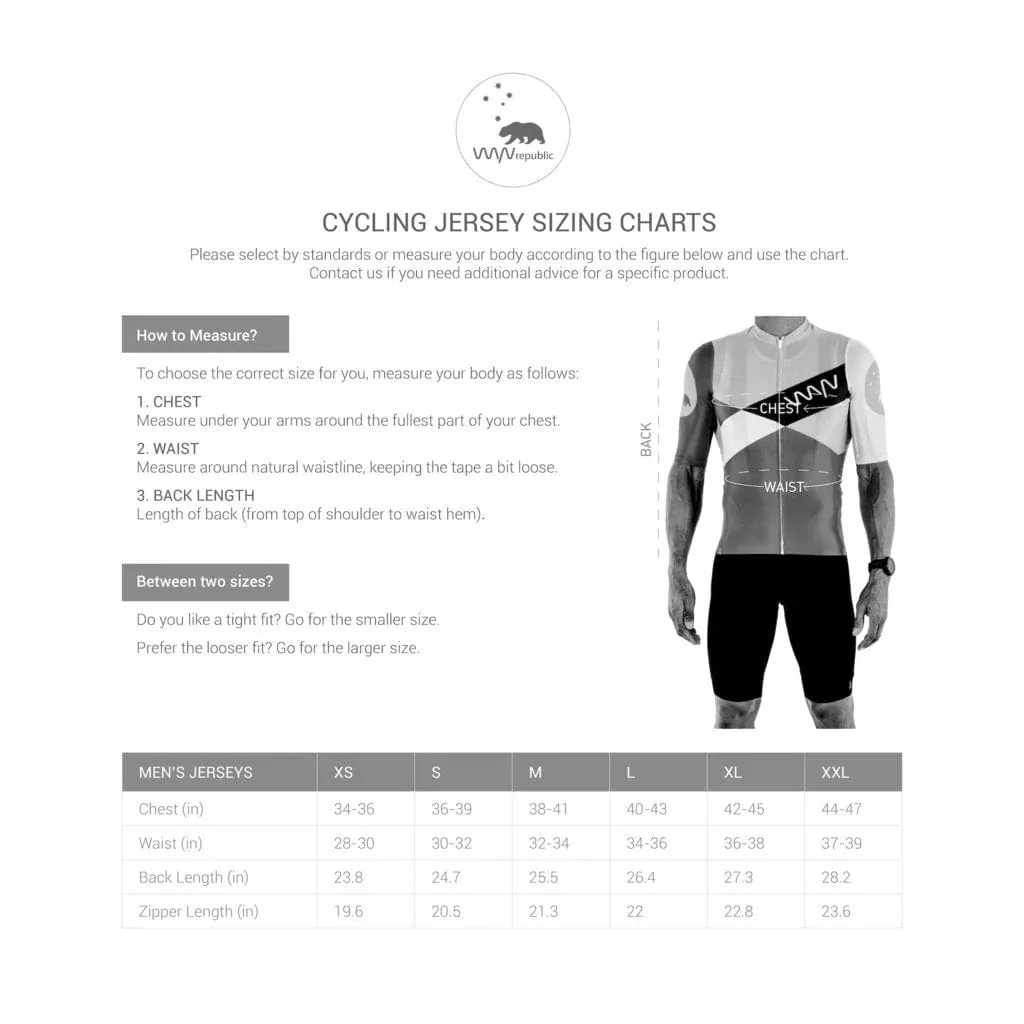 White – Uncharted Supply Co Team Cycling Jersey by Wyn Republic