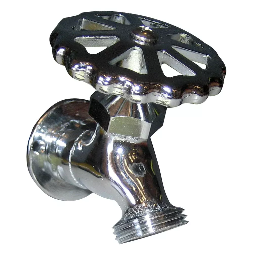 Whitecap C.P. Brass Sillcock 1-5/8″ Base 3-3/16 Depth