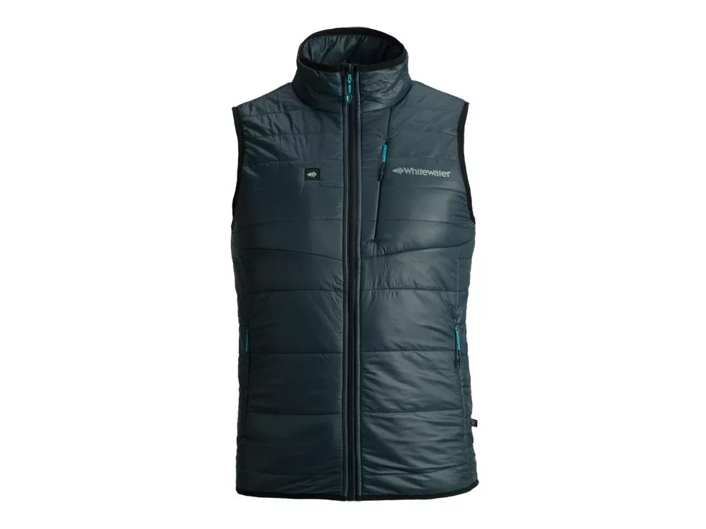 Whitewater Torque Heated Fishing Vest Charcoal, Medium