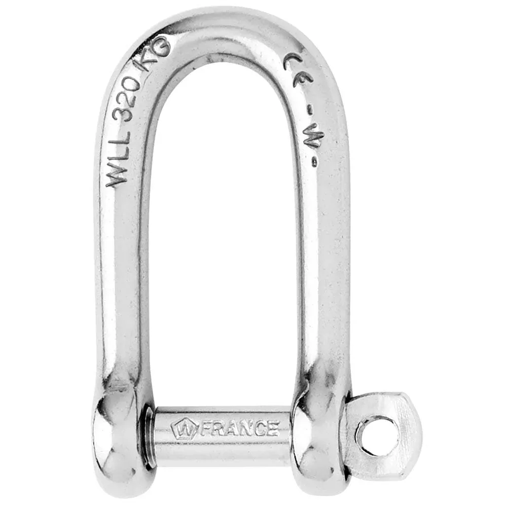 Wicahrd Self-Locking Long D Shackle – Diameter 5mm – 3/16″