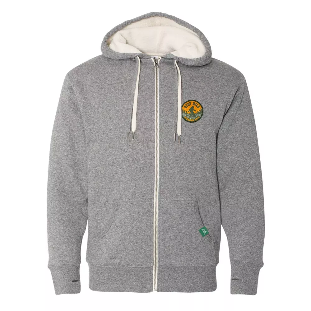 Wild Sasquatch Sherpa lined Hoodie