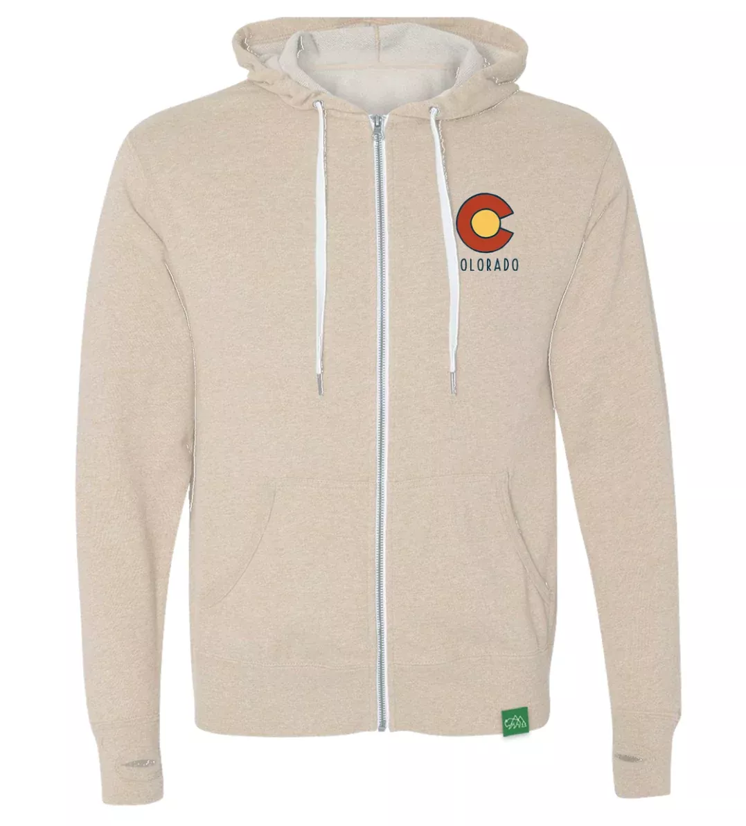 Wild Tribute Colorado Topo Lightweight Zipper Hoodie