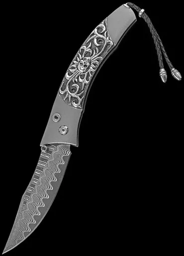 William Henry B21 Skull Candy Folding Knife