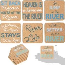 Willow Street Designs River Sayings Coasters