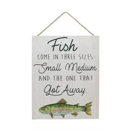 Willow Street Designs Wall Sign - Trout Fishing Rules
