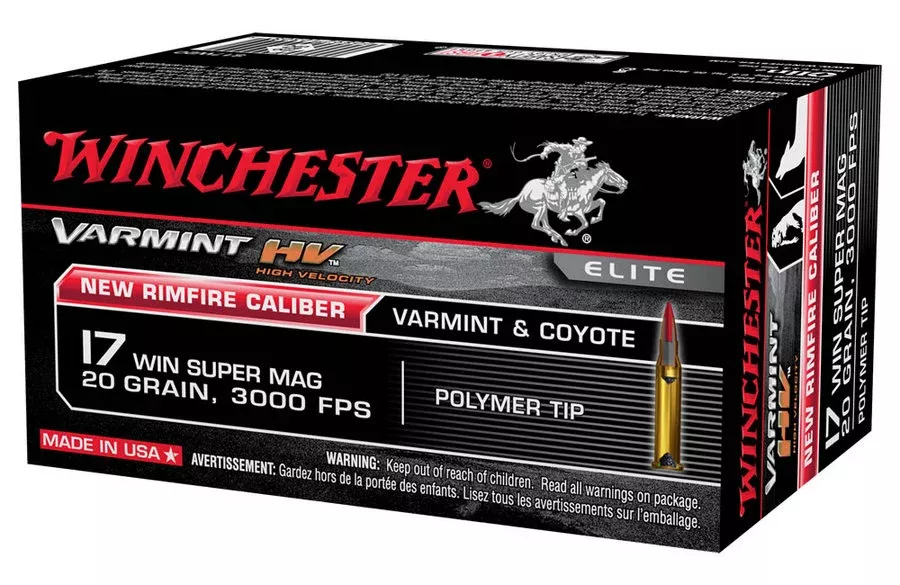 Winchester  17 WSM 20 gr Varmint HV 50/Box