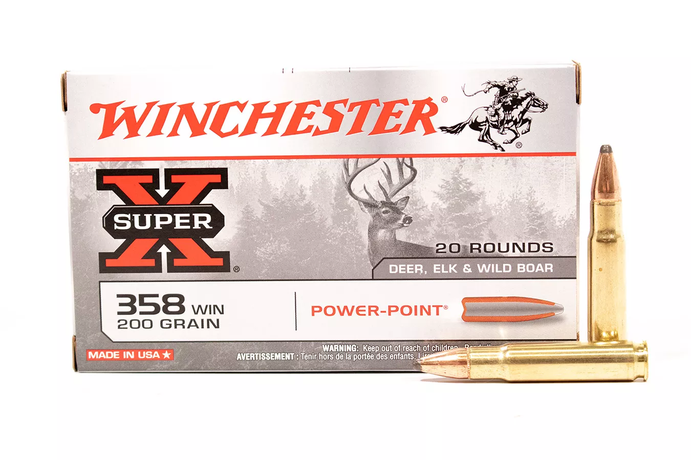 Winchester  358 Win 200 gr Power-Point Super X 20/Box