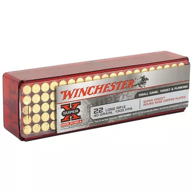 Winchester X22LRHSS1 Super-X 22LR 37 GR HP 100 Rounds