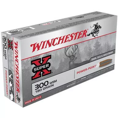 Winchester X300WSM Super-X 300 WSM 180 GR Power Point 20 Rounds