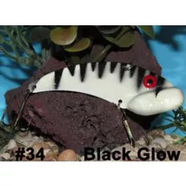 Wolf's Big Dude Blade Baits - 1/2 oz. - Black Glow