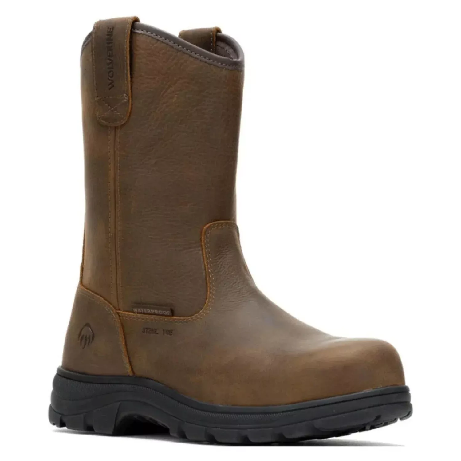Wolverine Carlsbad Wellington Steel-Toe/Waterproof Boot Brown | Men’s