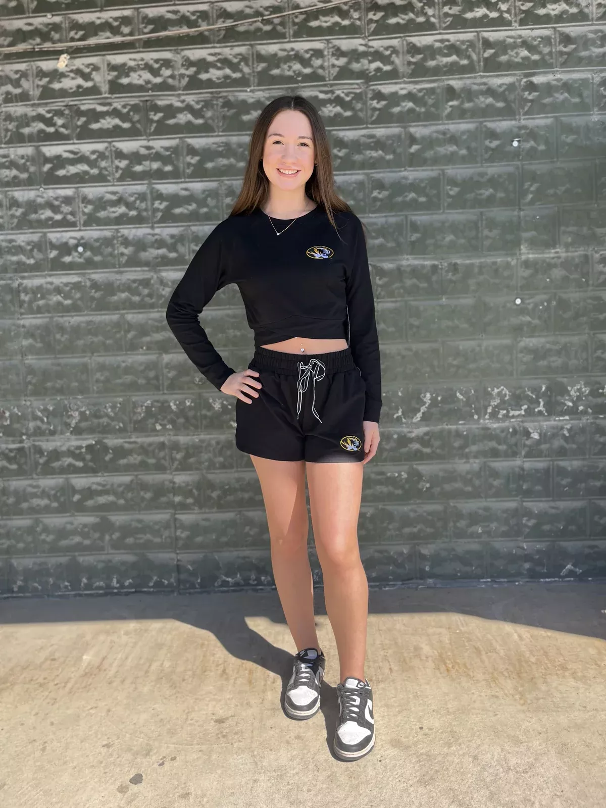 Women's Mizzou LS Crop Top