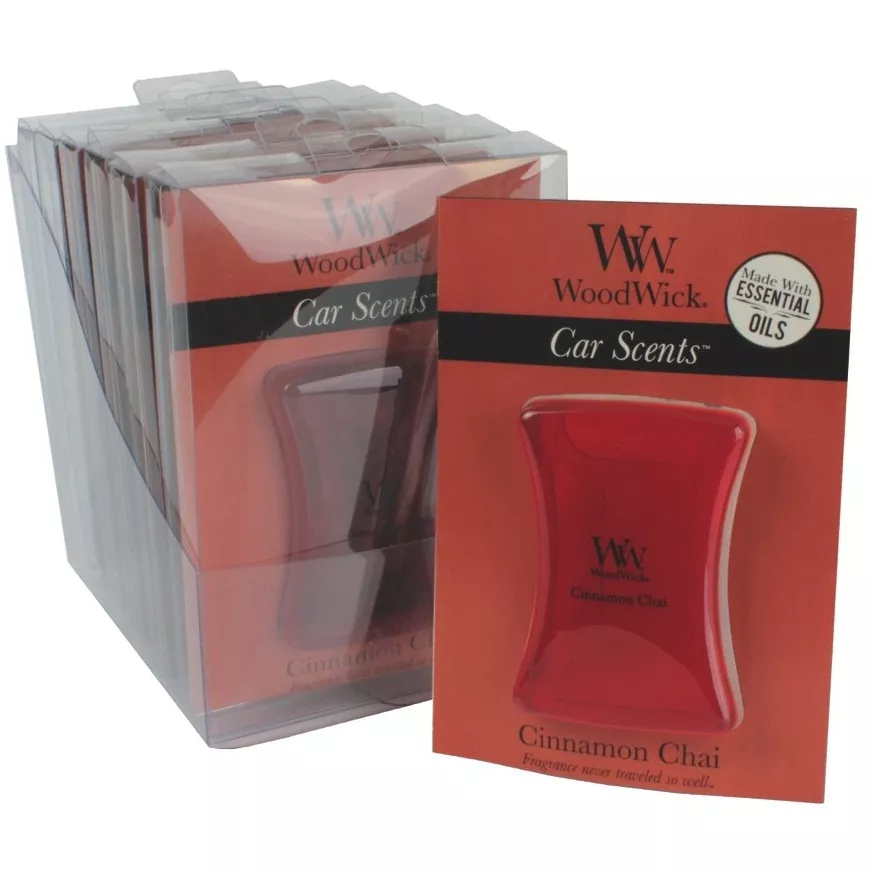 WoodWick Car Air Freshener Cinnamon Chai
