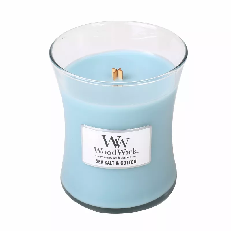 WoodWick – Sea Salt & Cotton Candle 9.7oz