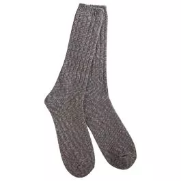 World's Softest Metro Ragg Crew Socks - Ragg Stone - Shoe Size 6-11