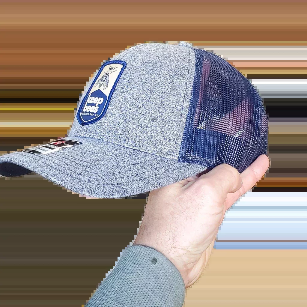 Woven Keep Bees Trucker Hat