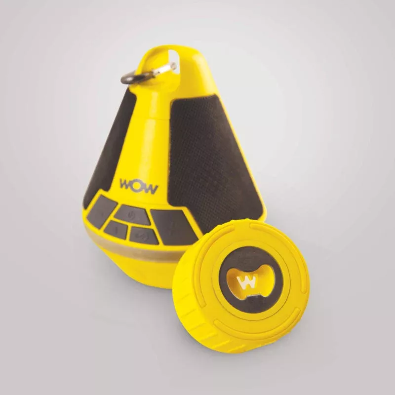 Wow Watersports Yellow Waterproof Bluetooth Speaker• 19-9000