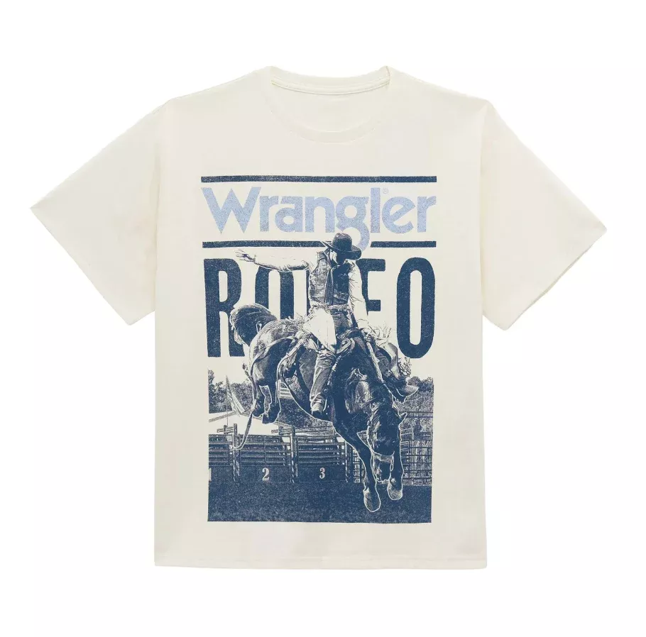 Wrangler Retro Graphic Short Sleeve Tee – Girlfriend Slightly Oversized Fit