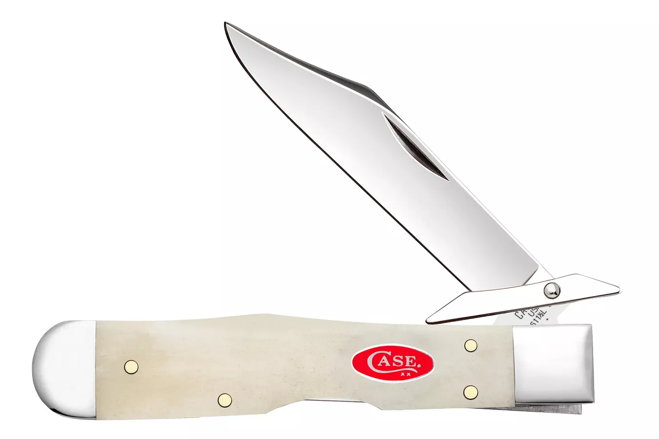 Wrcase Smooth Folding Pocket Knife – Natural Bone Cheetah Cub