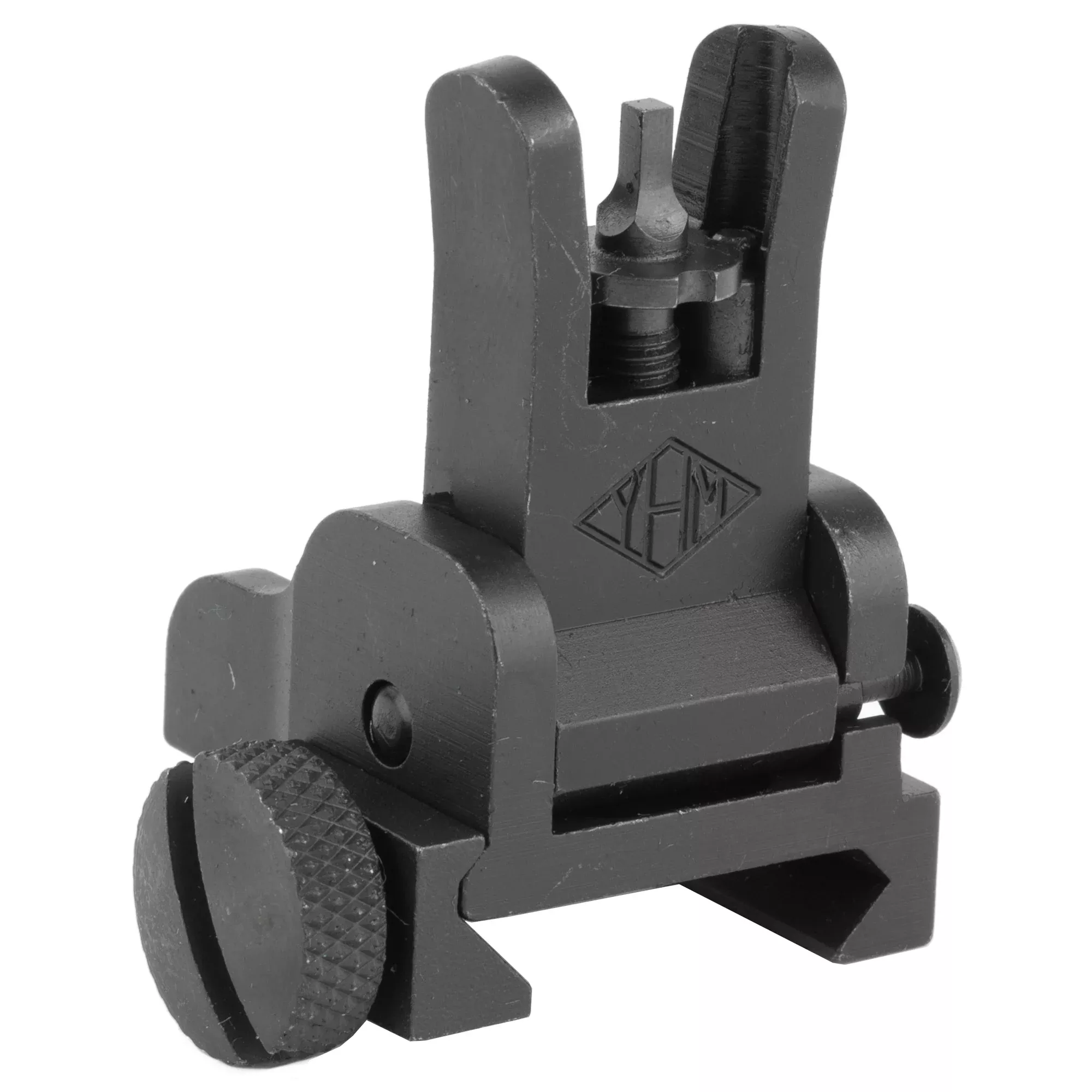 Yankee Hill Machine Co AR-15 Same Plane Flip Front Sight, Steel Picatinny, Matte Black YHM-9627