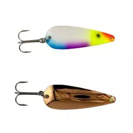 Yeck Lures Y11 Zipper Walleye Trolling Spoon – 2-1/4″ – Captain Marty – Copper Back