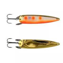 Yeck Lures Y55 Zipper Salmon Trolling Spoon – 3 3/4″ – Legend – Gold Back
