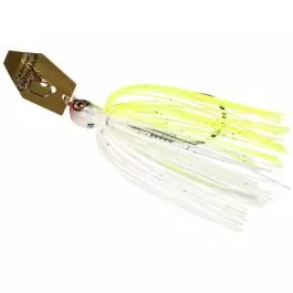 Z-Man Chatterbait Elite Evo – 3/8 OZ. – Chartreuse/White