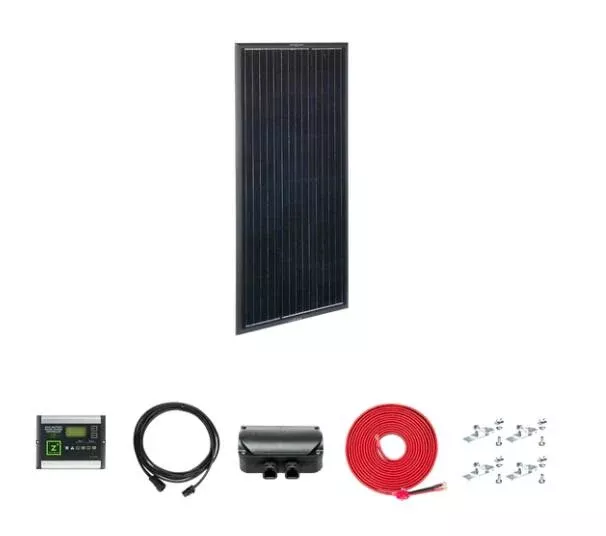 Zamp Solar Obsidian Series 100 Watt Solar Deluxe Kit• KIT1033