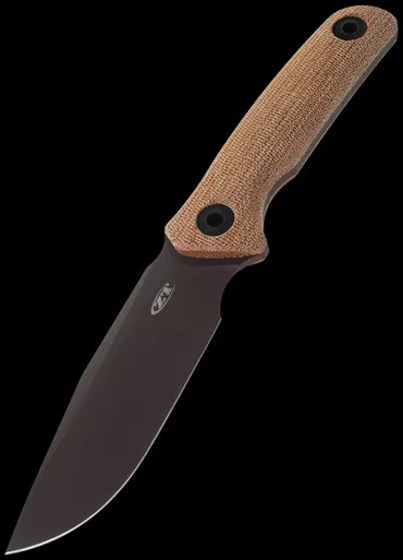 Zero Tolerance 0004 Brown Canvas Micarta Fixed Blade