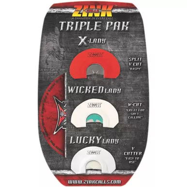 Zink Triple Pak Turkey Call 3 Pk.