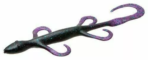 Zoom 6′ Lizard Bait-Pack of 9 – Junebug #002-05
