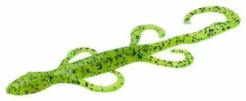 Zoom 6″ Lizard Baits – Chartreuse Pepper #002-09