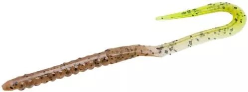 Zoom 6″ U-Tail Worm – Pumpkin Chartreuse #001-15